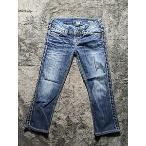 Silver Jean Mckenzie Capris Women's Size 26 Medium Wash